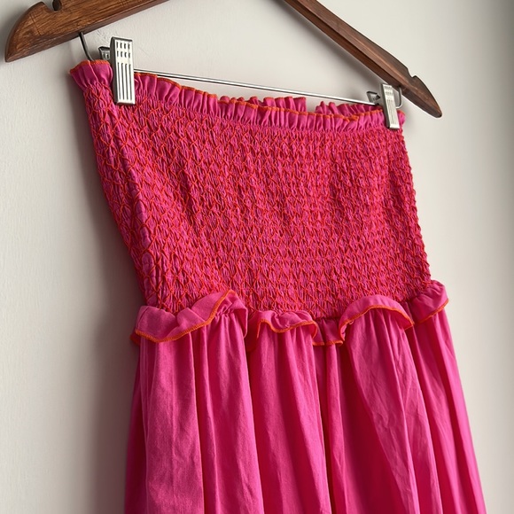 Pomander Place Tuckernuck Pink Strapless Tube Top Jessie Maxi Dress - Picture 4 of 8